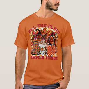 all the plaid and pumpkin things leopard pumpkin f T-Shirt