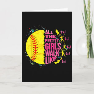 All The Pretty Girls Vintage Softll Game Day Sport Card