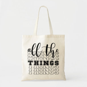 All the things tote bag