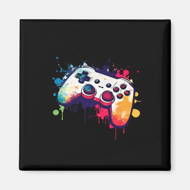 All The Things Video Game Controller Gamer Boys Me Magnet (Front)