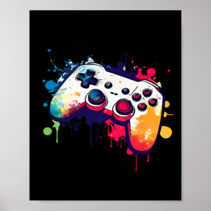 All The Things Video Game Controller Gamer Boys Me Poster