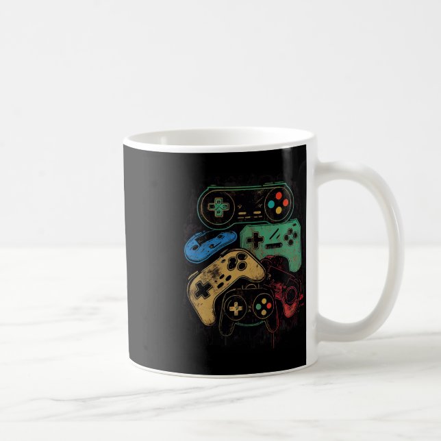 All The Things Video Game Controller Gamer Graphic Coffee Mug (Right)