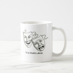 all the worlds a stage coffee mug