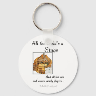 All the worlds a stage key ring