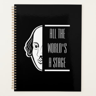 All The World's A Stage Shakespeare Quote Thespian Planner