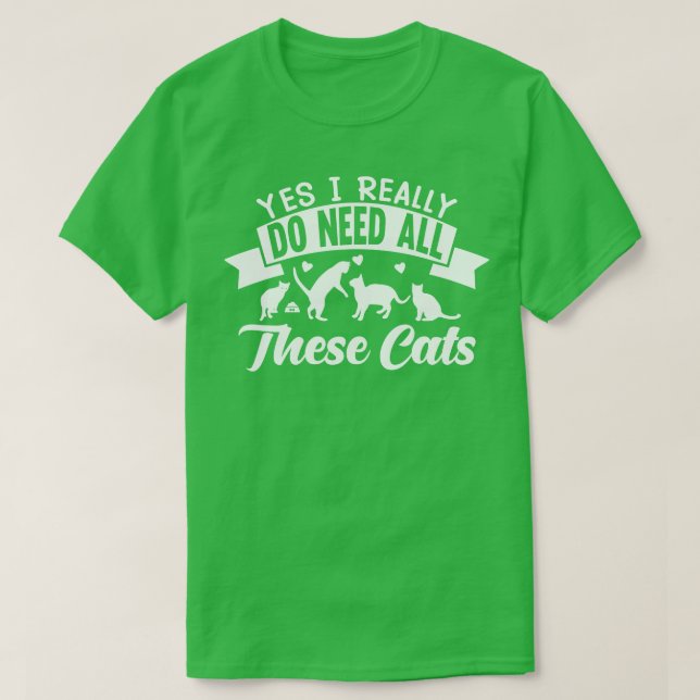 All These Cats T-Shirt (Design Front)
