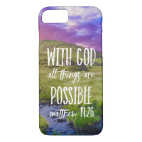 All Things are Possible Bible Verse Scripture