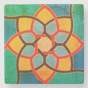 All Things Fall Apart - Centre C - Marble Coaster