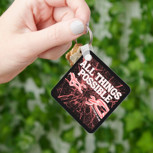 All Things Possible – Matthew 19:26 Key Ring (Hand)