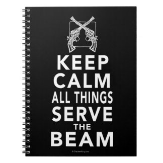 All Things Serve The Beam Spiral Notebook