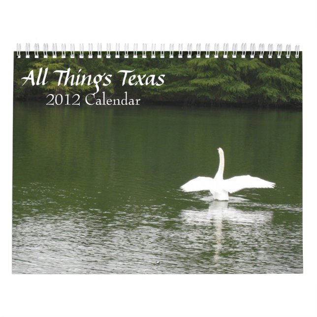 All Things Texas 2012 Calendar (Cover)