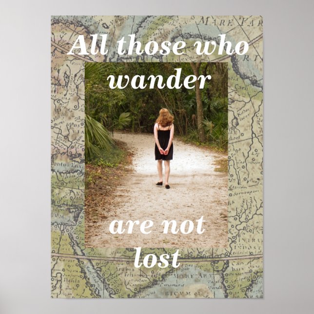 "all those who wander poster (Front)