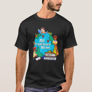 All Together Now Summer Reading 2023 Library Books T-Shirt