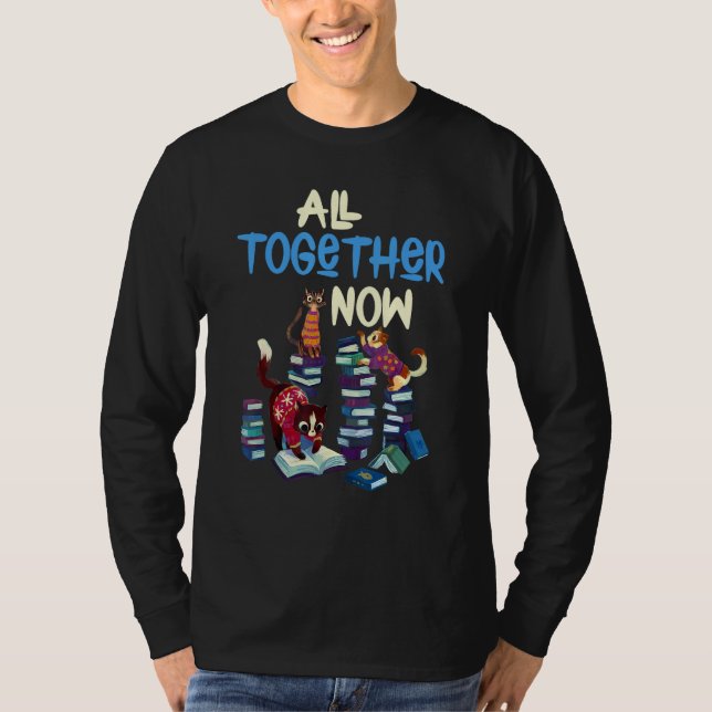 All Together Now Summer Reading Program 2023 Book  T-Shirt (Front)