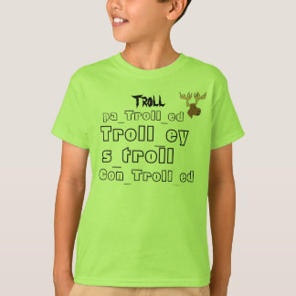 all troll words and iTrollArmy logo T-Shirt