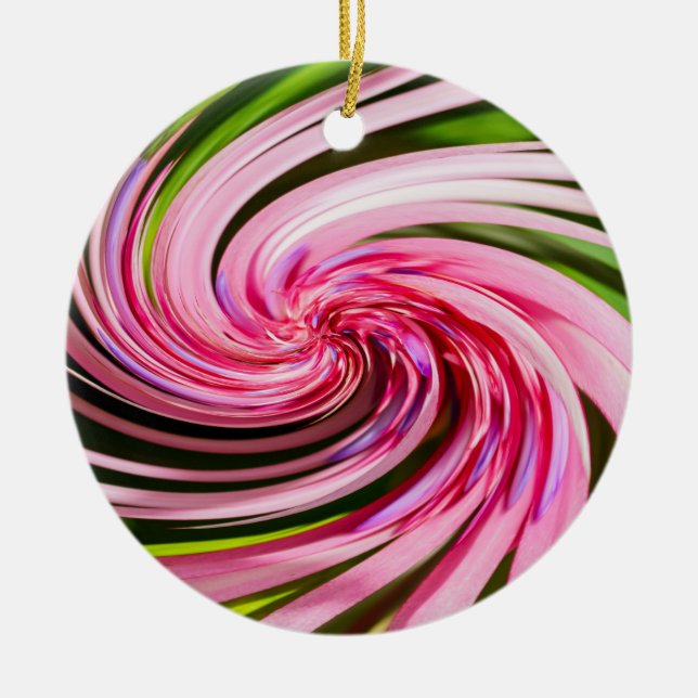 All Twisted Up Ceramic Tree Decoration (Front)
