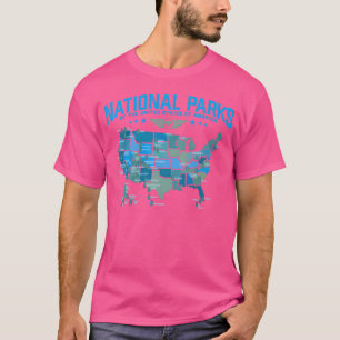 All U National ParMap Camping 80S retro T-Shirt