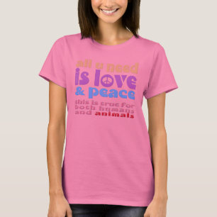 all u need ist love & peace -.- a2 T-Shirt