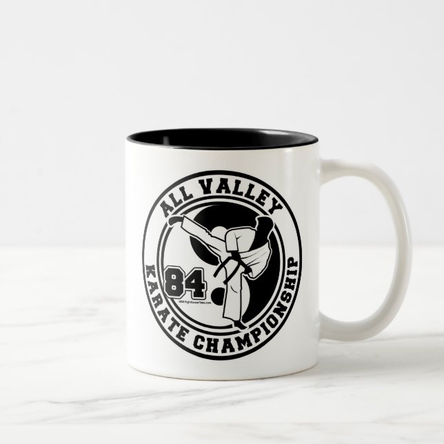 All Valley Karate Championship Two-Tone Coffee Mug (Right)