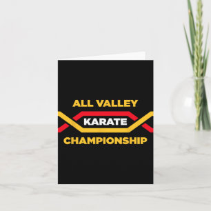 All Valley Karate Tournament December Event Card
