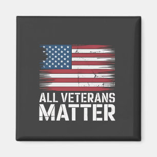 All Veteran Matter American 4th Of July Patriotic Magnet