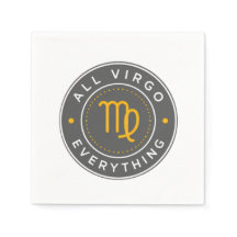 All Virgo Everything Official Logo Cocktail Napkin