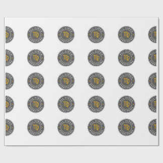 All Virgo Everything Signature Pattern Wrapping Paper