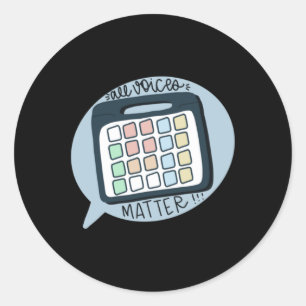All Voices Classic Round Sticker