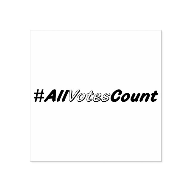 All Votes Count Rubber Stamps (Imprint)