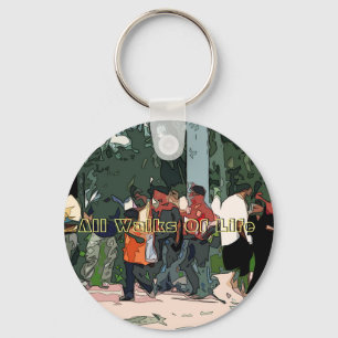 All Walks Of Life Key Ring