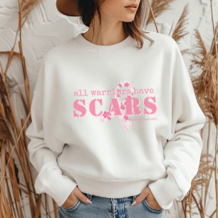 All Warriors Have Scars Breast Cancer Survivor T-Shirt