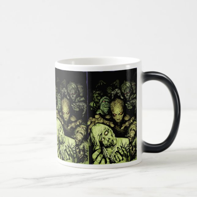 All we want to do is eat your brains magic mug (Right)