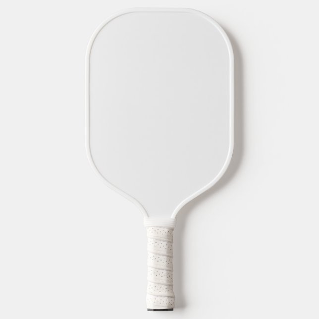 All White Pickleball Paddle (Front)