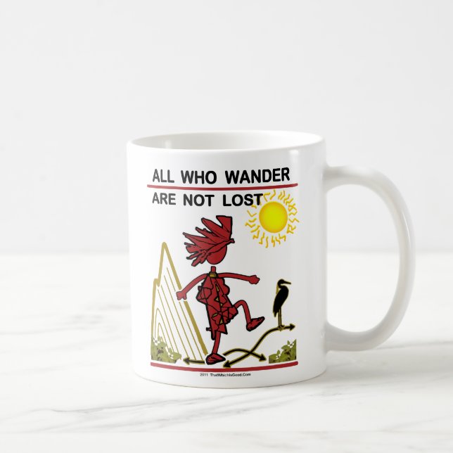 All Who Wander & Dream Coffee Mug (Right)