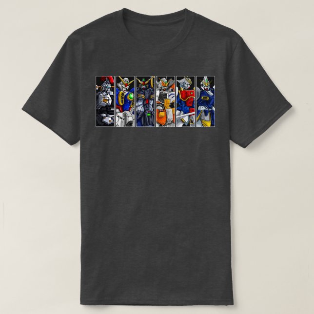 All Wing Zero Gundam T-Shirt (Design Front)