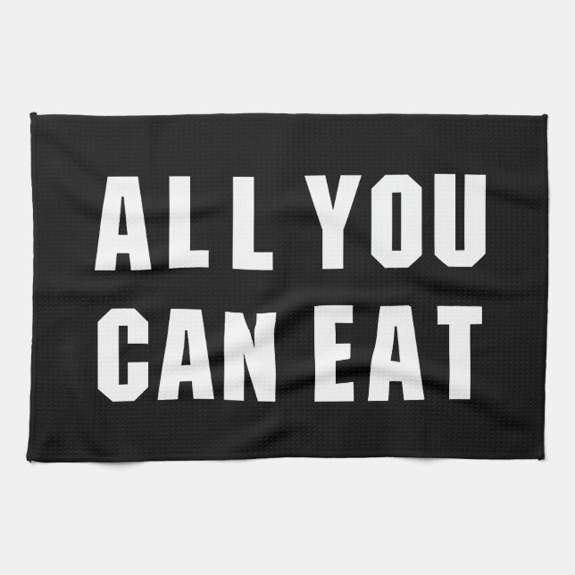 ALL YOU CAN EAT TEA TOWEL (Horizontal)