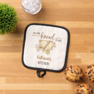 ALL YOU KNEAD IS LOVE BRIDAL SHOWER POT HOLDER