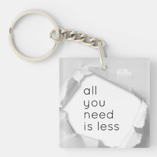 All you need is less key ring