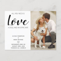 All You Need Is Love And A Dog Elopement