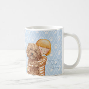 All you need is love and a dog © Sari Ala-Nissil Coffee Mug