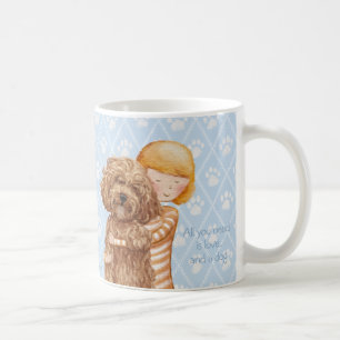 All you need is love and a dog © Sari Ala-Nissil Coffee Mug