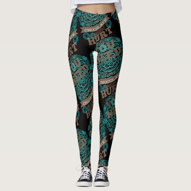 All You Need Is Love And Chocolate Leggings (Front)