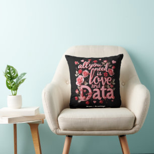 All You Need is Love and Data A Funny Valentine  Cushion