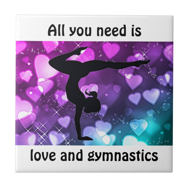 All You Need Is Love and Gymnastics Tile (Front)