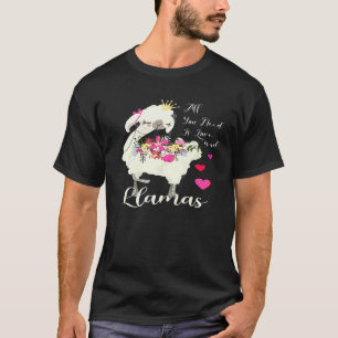 All You Need Is Love And Llamas Premium T-Shirt