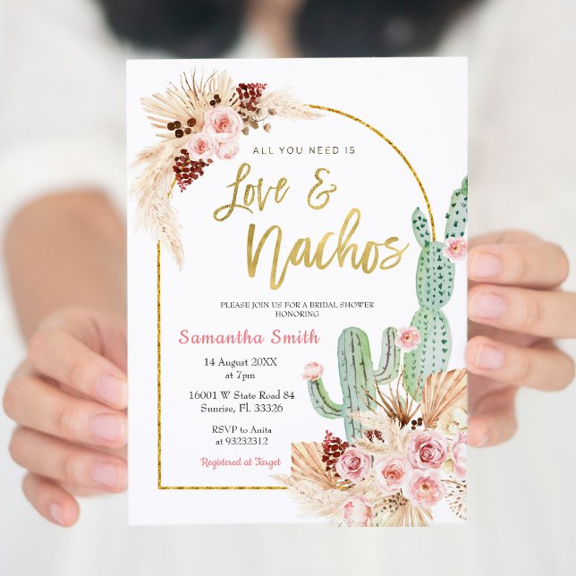 All you need is love and nachos invitation (Creator Uploaded)
