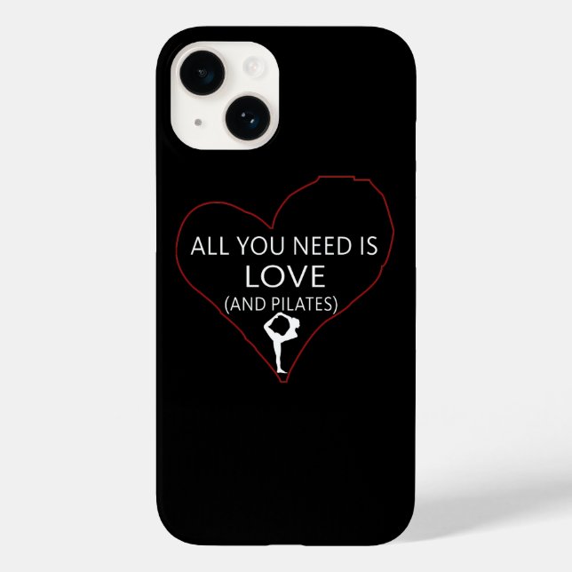 All you need is love and pilates Case-Mate iPhone case (Back)