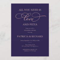 All You Need Is Love And Pizza Rehearsal Dinner