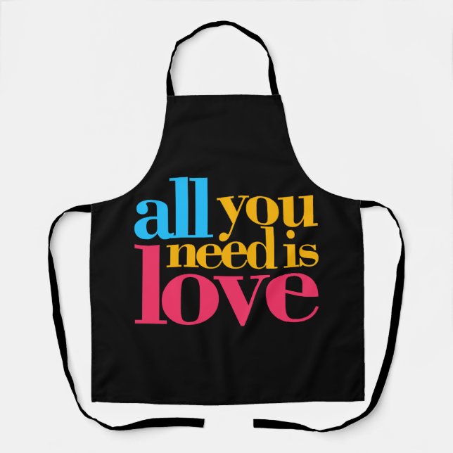 All you need is love apron (Front)