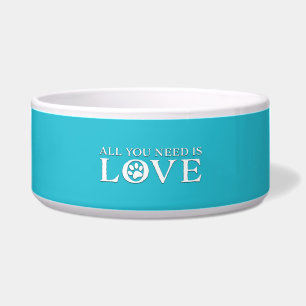 All You Need is Love Ceramic Pet Bowl